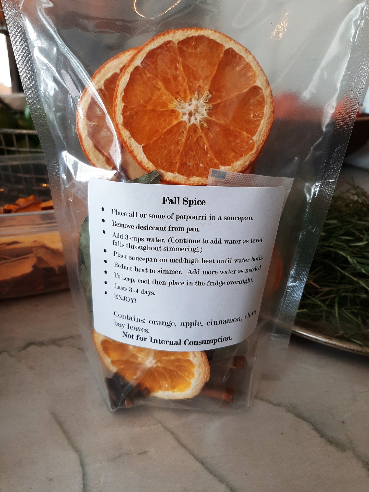 Fall Spice Simmering Potpourri